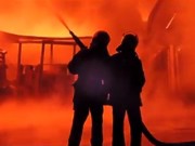 В Киеве горели склады вблизи киностудии Довженко