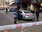 В центре Киева расстрелян автомобиль