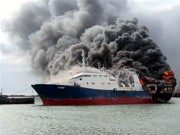 Среди погибших моряков при пожаре на судне в японском порту украинцев нет