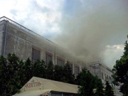 В Черкассах все пожарные города тушат драматический театр