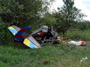 Под Киевом разбился самолет: пилот погиб