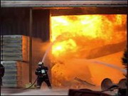 В Днепропетровске сгорел рынок