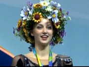 В Киеве украинскую гимнастку награждали под звуки российского гимна