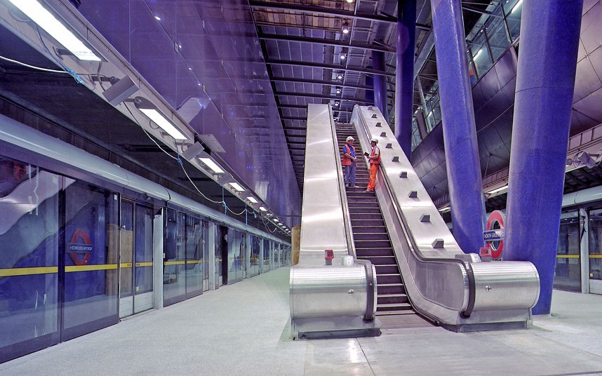 Станция метро Северный Гринвич в Лондоне
