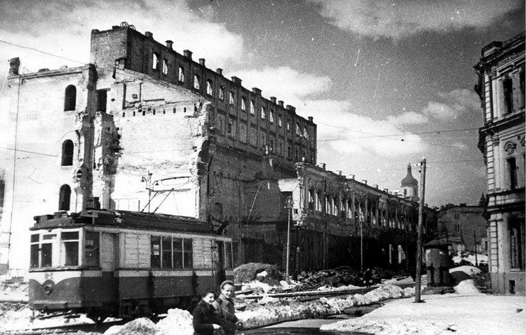Майдан Независимости. Киев, 1944 год.
