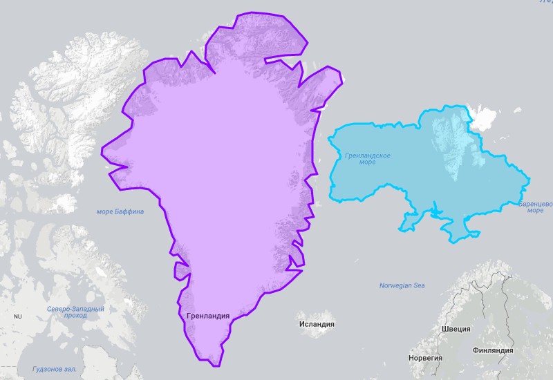 Украина и Гренландия