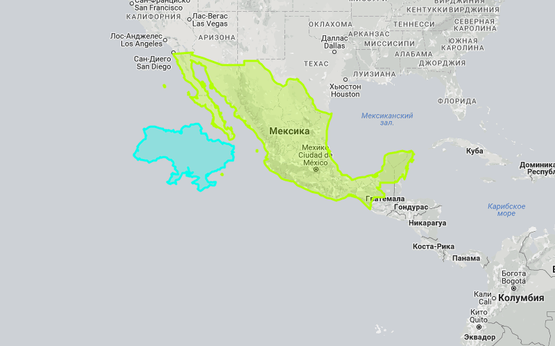Украина и Мексика